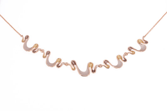 COLLANA CATENA CORTA ZAMA MULTI ONDE       QE3661