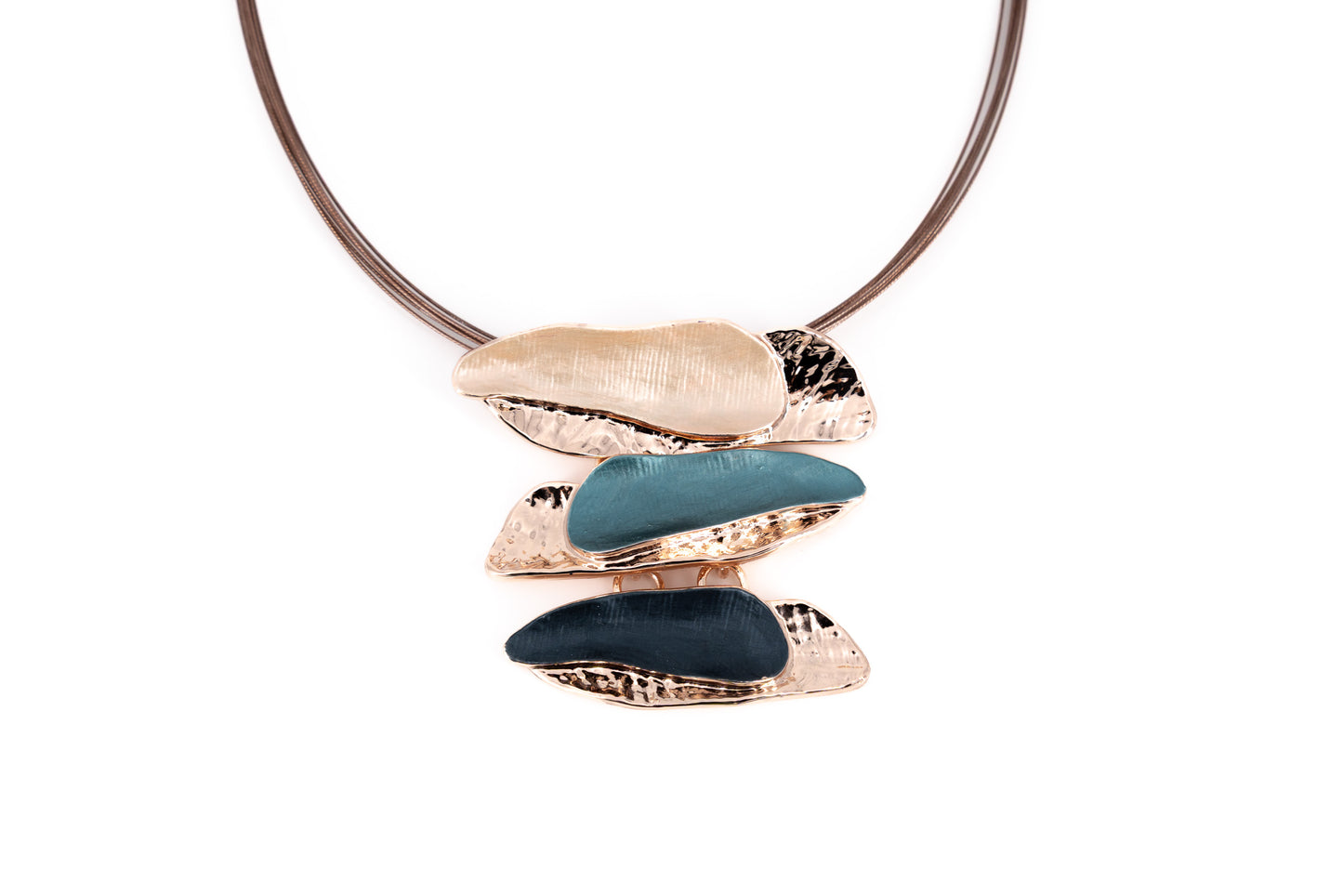 COLLANA FILI ACCIAIO CORTA ZAMA SCALETTA     QE3737O