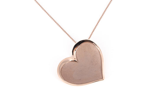 COLLANA CATENA LUNGA ZAMA BORDINO CUORE     QE3759